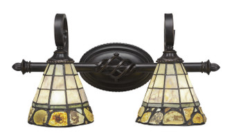 Eleganté Two Light Bathroom Lighting in Dark Granite (200|162-DG-9735)