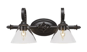 Eleganté Two Light Bathroom Lighting in Dark Granite (200|162-DG-302)