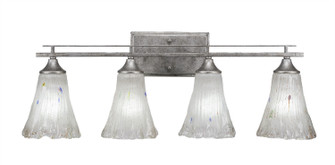 Uptowne Four Light Bath Bar in Aged Silver (200|134-AS-721)