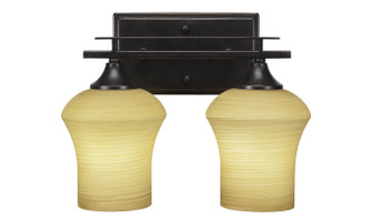 Uptowne Two Light Bath Bar in Dark Granite (200|132-DG-680)