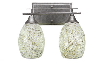 Uptowne Two Light Bath Bar in Aged Silver (200|132-AS-5054)