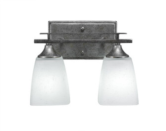 Uptowne Two Light Bath Bar in Aged Silver (200|132-AS-460)