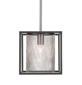 Cadina One Light Mini Pendant in Matte Black & Brushed Nickel (200|1321-MBBN)