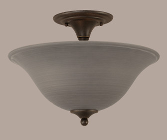 Any Two Light Semi-Flush in Dark Granite (200|121-DG-602)