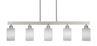 Edge Five Light Island Bar in Brushed Nickel (200|1185-BN-310)