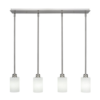 Edge Four Light Mini Pendant in Brushed Nickel (200|1156-BN-4061)