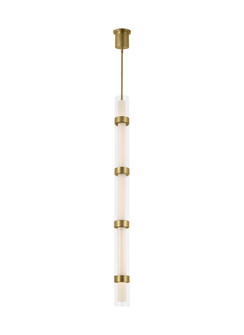 Wit LED Pendant in Aged Brass (182|700TDWIT5R-LED930)