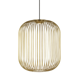 Kai LED Pendant in Plated Brass (182|700TDKAI2BR-LED930)