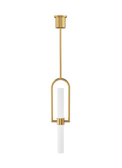 Calumn LED Pendant in Natural Brass (182|700TDCLMNB-LED930)