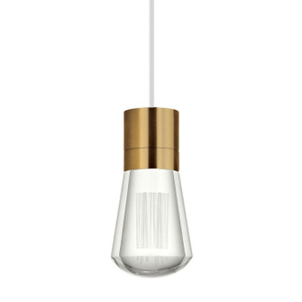 Alva LED Pendant in Aged Brass (182|700TDALVPMCWR-LED922)