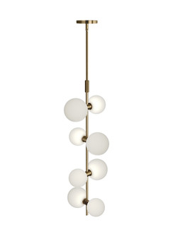 ModernRail LED Pendant in Aged Brass (182|700MDP3GRS)