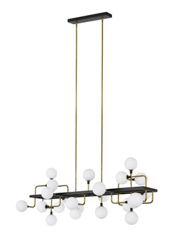 Viaggio 25 Light Linear Chandelier (182|700LSVGOOR)