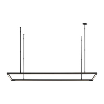 Stagger LED Linear Suspension in Nightshade Black (182|700LSSTG50B-LED927)