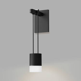 Suspenders One Light Wall Sconce in Satin Black (69|SLS0220)