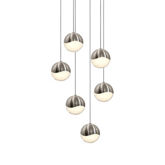 Grapes LED Pendant in Satin Nickel (69|2915.13-MED)