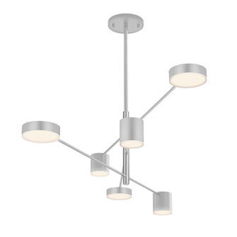 Counterpoint LED Pendant in Bright Satin Aluminum (69|2883.16)