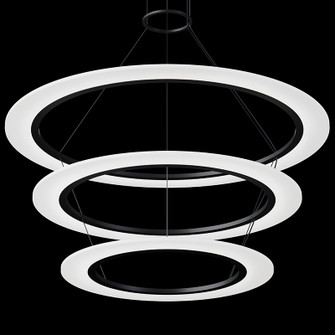 Arctic Rings LED Pendant in Satin Black (69|2076.25)