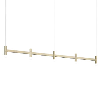 Systema Staccato LED Linear Pendant in Brass Finish (69|1785.14)