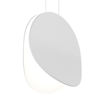 Malibu Discs LED Pendant in Satin White (69|1766.03)
