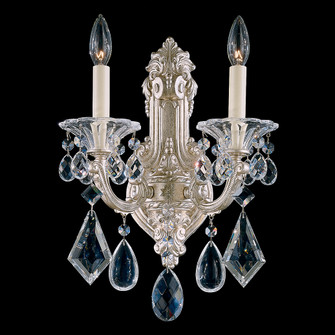 La Scala Two Light Wall Sconce in Antique Silver (53|5070-48)