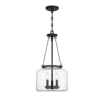 Akron Three Light Pendant in Matte Black (51|7-9006-3-89)