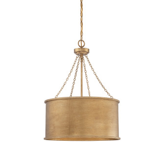Rochester Four Light Pendant in Gold Patina (51|7-487-4-54)