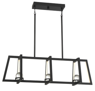 Haven LED Linear Chandelier in Matte Black (51|1-1790-36-89)