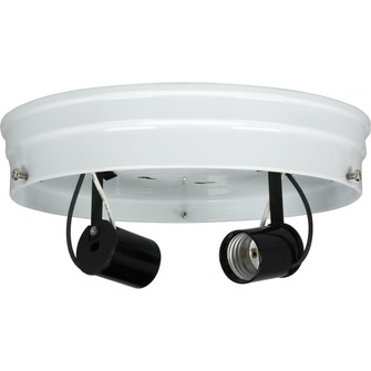 Two Light Ceiling Pan in White (230|90-684)