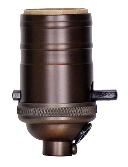 On-Off Push Thru Socket With Side Outlet For SPT-2 in Dark Antique Brass (230|80-2444)