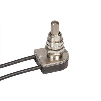 On-Off Metal Push Switch in Nickel Plated (230|80-1127)