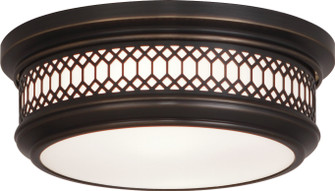 Williamsburg Tucker Two Light Flushmount in Deep Patina Bronze (165|Z306)