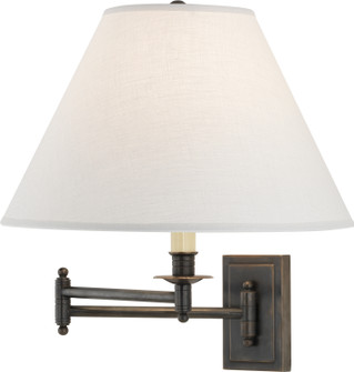 Kinetic Linen Shade One Light Wall Swinger in Deep Patina Bronze (165|Z1504ALT)