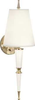 Jonathan Adler Versailles One Light Wall Sconce in Lily Lacquered Paint w/Modern Brass (165|W903X)