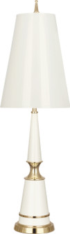 Jonathan Adler Versailles One Light Table Lamp in Lily Lacquered Paint w/Modern Brass (165|W901)