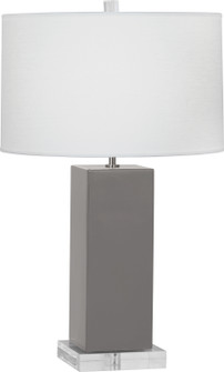 Harvey One Light Table Lamp in Smoky Taupe Glazed Ceramic (165|ST995)