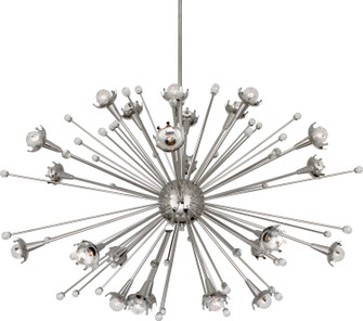 Jonathan Adler Sputnik 24 Light Chandelier in Polished Nickel w/Crystal (165|S714)