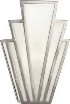 Empire One Light Wall Sconce in Antique Silver (165|S228)