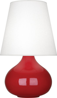 June One Light Accent Lamp in Ruby Red Glazed Ceramic (165|RR93)