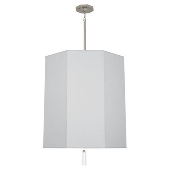 Kate Six Light Pendant in Polished Nickel w/ Clear Crystal (165|PG203)