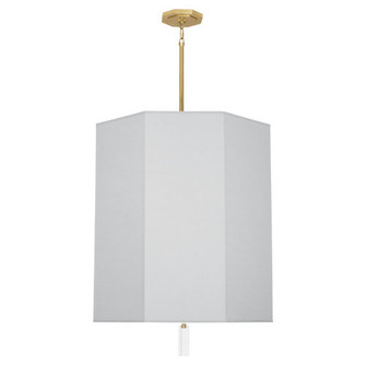 Kate Six Light Pendant in Modern Brass w/ Clear Crystal (165|PG202)