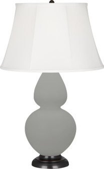 Double Gourd One Light Table Lamp in Matte Smoky Taupe Glazed Ceramic (165|MST56)