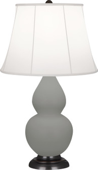 Small Double Gourd One Light Accent Lamp in Matte Smoky Taupe Glazed Ceramic (165|MST11)