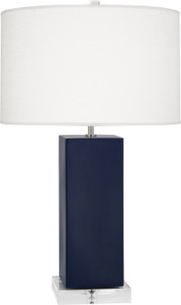 Harvey One Light Table Lamp in Matte Midnight Blue Glazed Ceramic (165|MMB95)