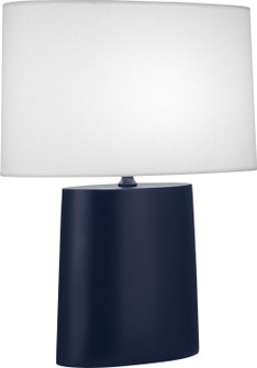 Victor One Light Table Lamp in Matte Midnight Blue Glazed Ceramic (165|MMB03)