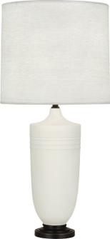 Michael Berman Hadrian One Light Table Lamp in Matte Lily Glazed Ceramic w/Deep Patina Bronze (165|MLY28)