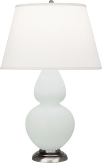 Double Gourd One Light Table Lamp in Matte Celadon Glazed Ceramic w/Antique Silver (165|MCL59)