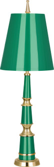 Jonathan Adler Versailles One Light Accent Lamp in Emerald Lacquered Paint w/Modern Brass (165|G900)