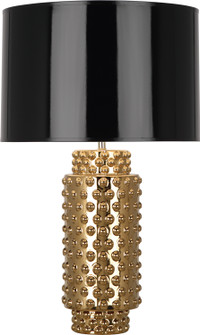 Dolly One Light Table Lamp in Textured Ceramic w/Gold Metallic Glaze (165|G800B)