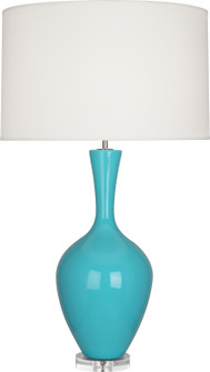 Audrey One Light Table Lamp in Egg Blue Glazed Ceramic (165|EB980)