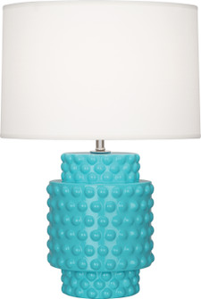 Dolly One Light Accent Lamp in Egg Blue Glazed Textured Ceramic (165|EB801)